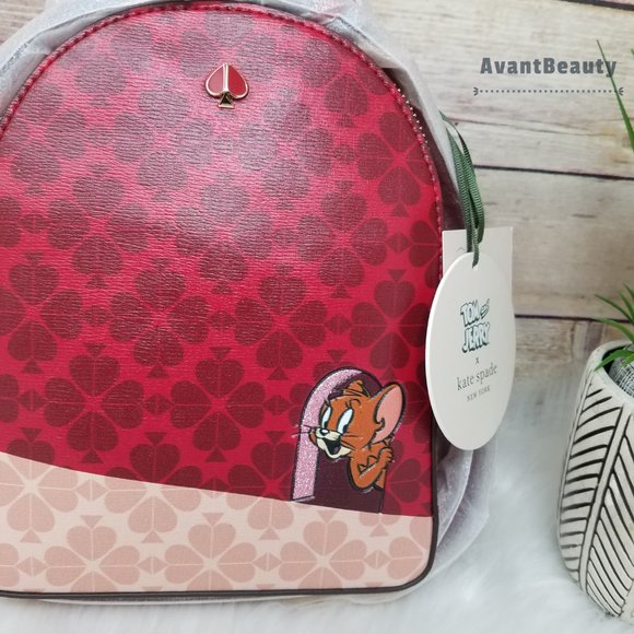 Kate Spade X Tom & Jerry Mini Convertible Backpack - Picture 4 of 10